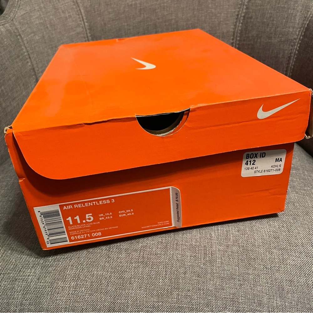 Nike Air Relentless 3 Men’s 11.5 Vivid Blue - Picture 5 of 5